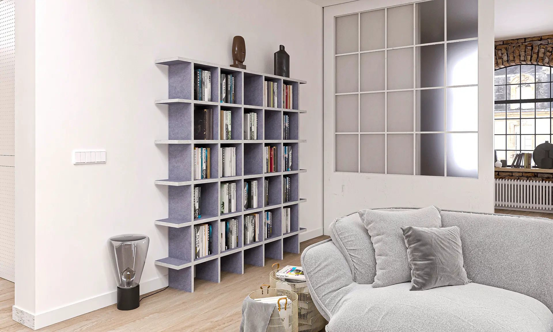 Akustik Wandregal Straight Pure-RAW™